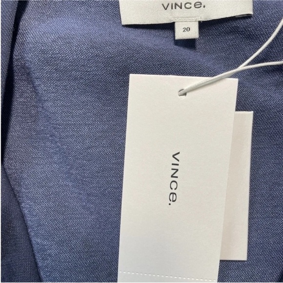 Vince long sleeve wrap dress in navy NWT - Picture 11 of 13